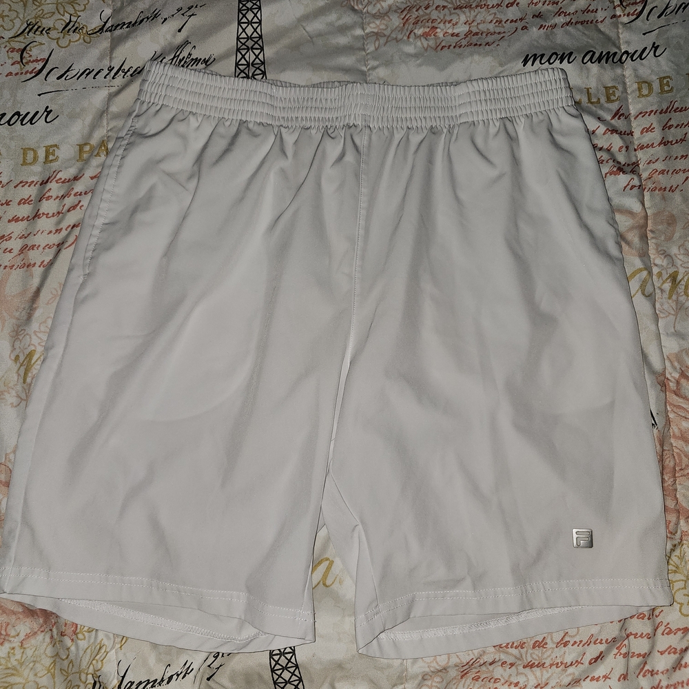 Fila Men's Classic White Athletic Shorts